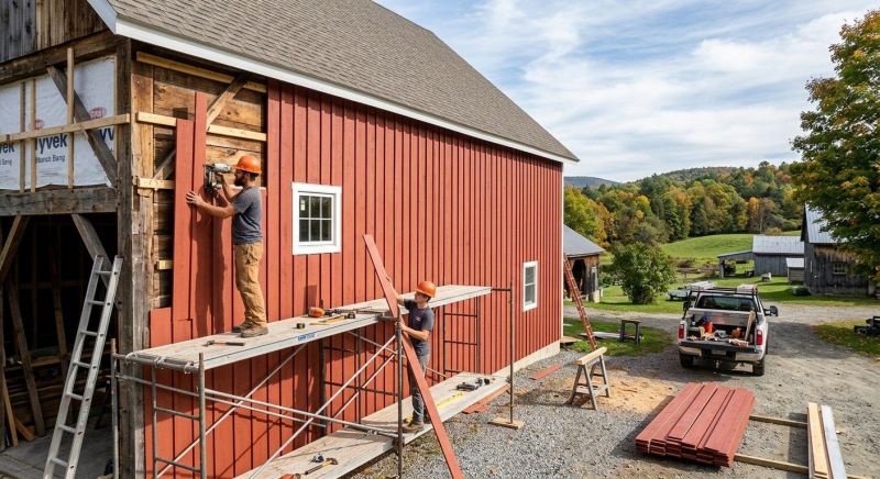 Barn Siding Installation in Harmony, NC