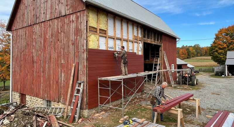 Barn Siding Replacement in Salisbury, NC