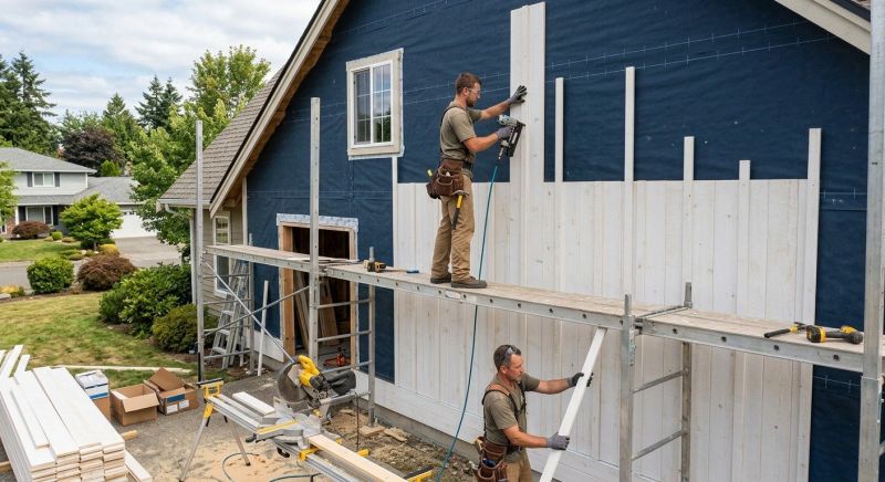 Batten Siding Installation in Clemmons, NC
