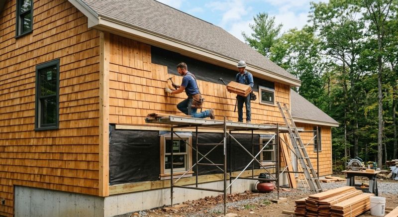 Cedar Siding Installation in Winston Salem, NC
