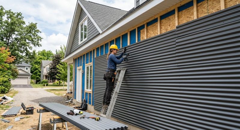 Corrugated Siding Installation in Mocksville, NC