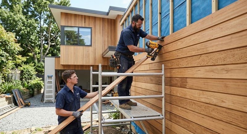 Hardwood Cladding Installation in Mocksville, NC