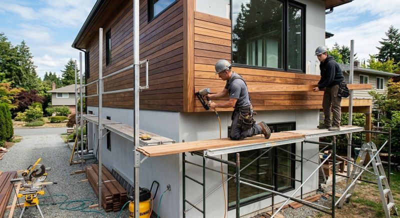 Hardwood Siding Installation in Advance, NC