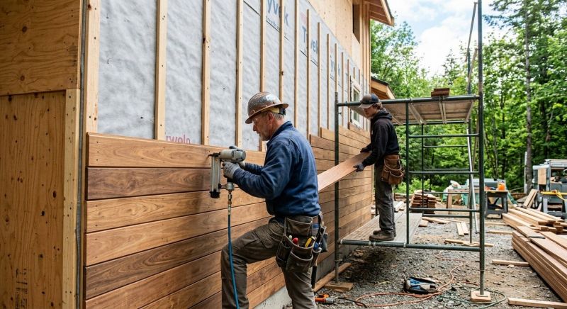 Hardwood Siding Installation in Winston Salem, NC