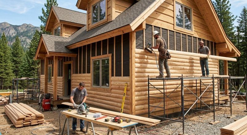 Log Siding Installation in China Grove, NC