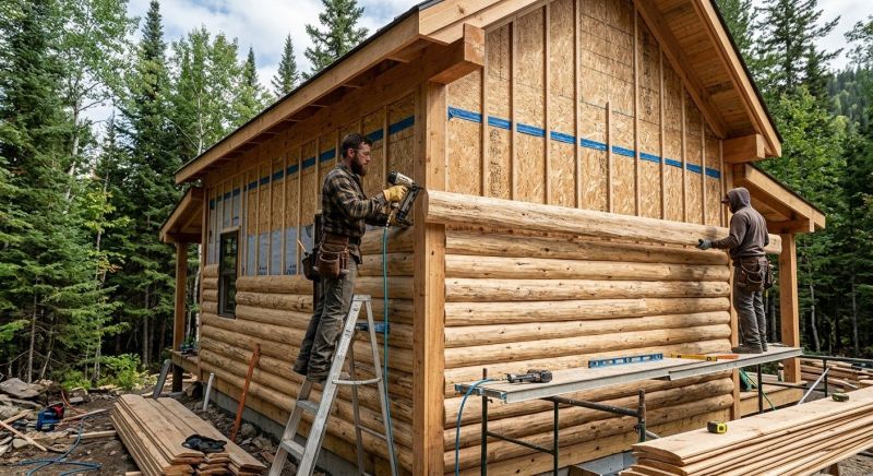 Log Siding Installation in Clemmons, NC