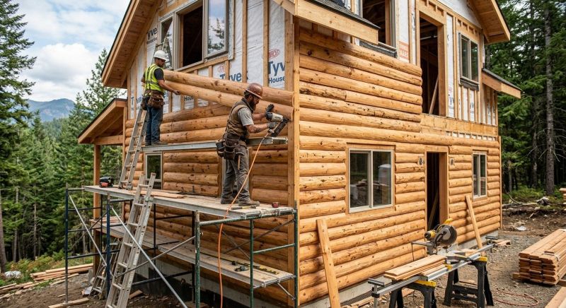 Log Siding Installation in Clemmons, NC