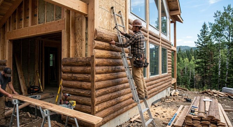 Log Siding Installation in Winston Salem, NC