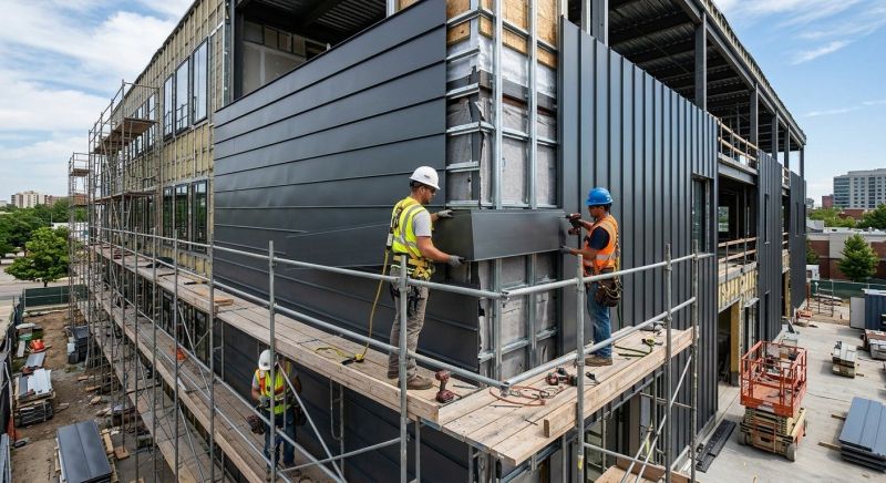 Metal Cladding Installation in Mocksville, NC