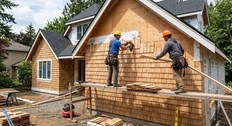 Shake Siding Installation in Pfafftown, NC