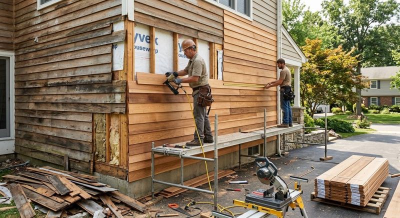 Wood Siding Service in Pfafftown, NC